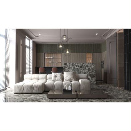 Подвесная люстра BELL 3xG9/12W/230V черный/золотистый
