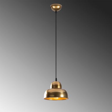 Подвесная люстра BERCESTE 1xE27/40W/230V золотистый