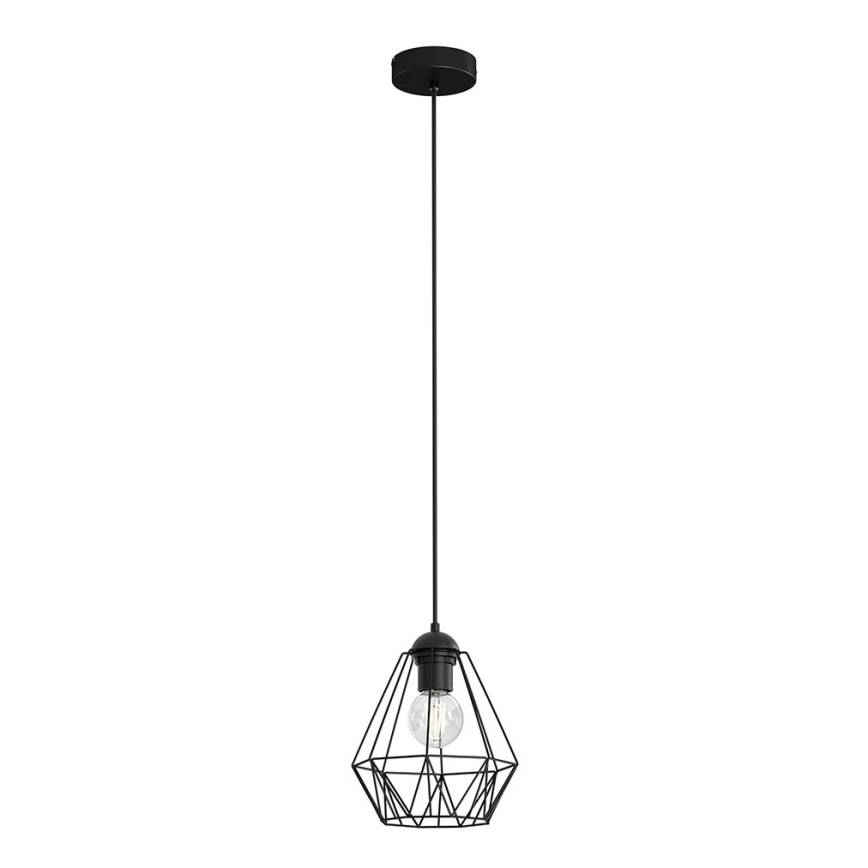 Подвесная люстра BERGEN 1xE27/60W/230V черная
