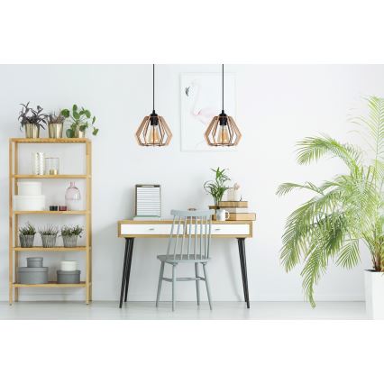 Подвесная люстра BERGO 2xE27/60W/230V черный