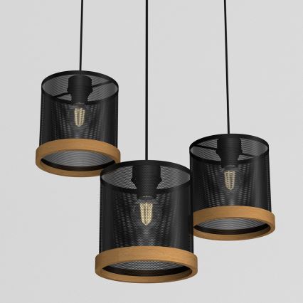 Подвесная люстра BERIL 3xE27/60W/230V