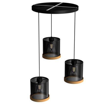 Подвесная люстра BERIL 3xE27/60W/230V