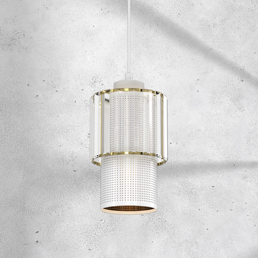 Подвесная люстра BLANCO 1xE27/60W/230V белая