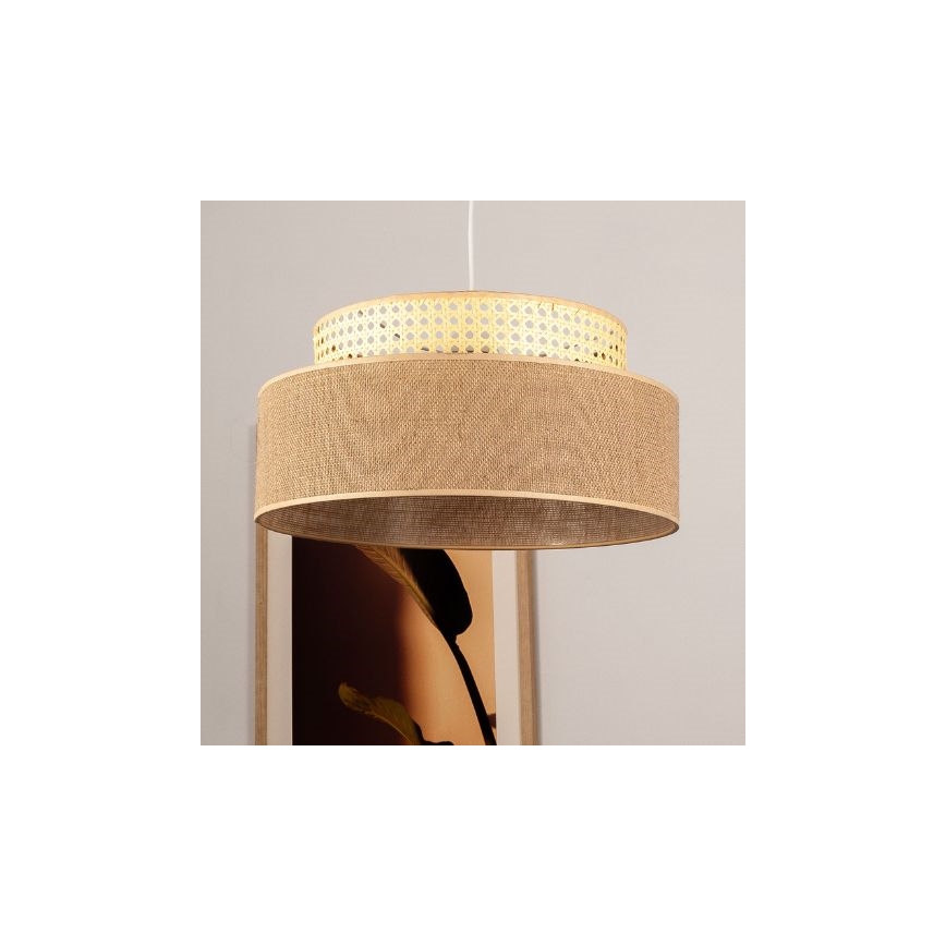 Подвесная люстра BOHO 1xE27/60W/230V ротанг
