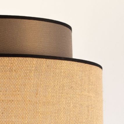 Подвесная люстра BOHO 1xE27/60W/230V коричневый/бежевый