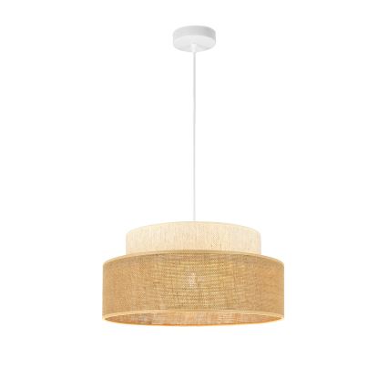 Подвесная люстра BOHO 1xE27/60W/230V кремовый/бежевый