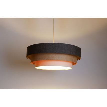 Подвесная люстра BOHO TRINITI 1xE27/60W/230V серый/бежевый/кремовый
