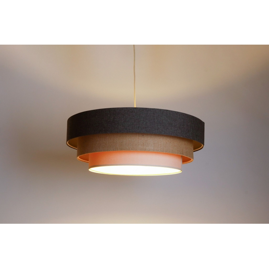 Подвесная люстра BOHO TRINITI 1xE27/60W/230V серый/бежевый/кремовый