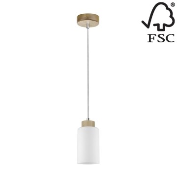 Подвесная люстра BOSCO 1xE27/60W/230V береза - сертифицировано FSC