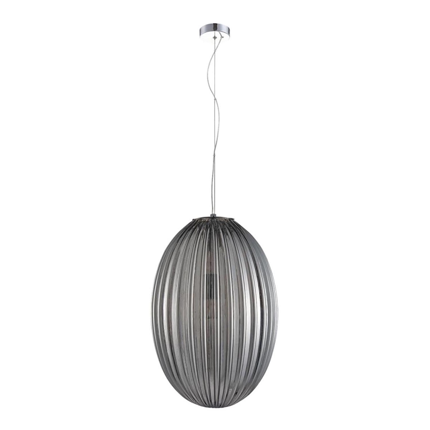 Подвесная люстра BRAGA 1xE27/60W/230V серый