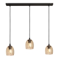 Подвесная люстра BRILLANT 3xE27/15W/230V бежевая