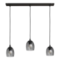 Подвесная люстра BRILLANT 3xE27/15W/230V серая