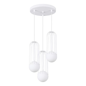 Подвесная люстра BRINA 3xG9/8W/230V белый