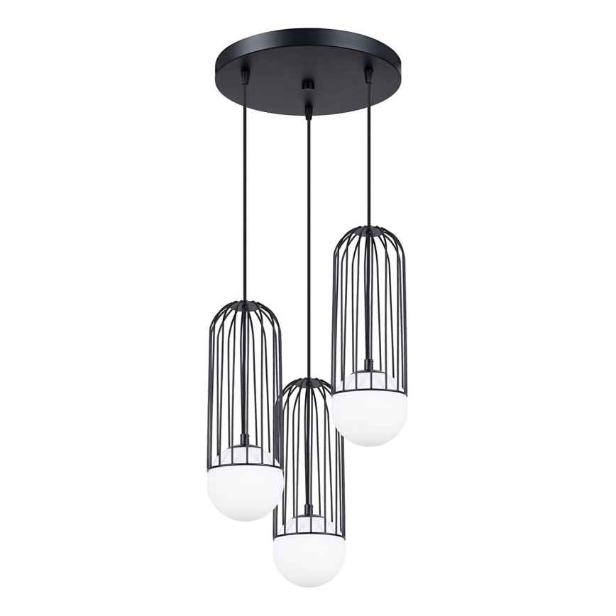 Подвесная люстра BRINA 3xG9/8W/230V черный