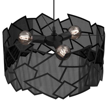 Подвесная люстра CAMO 3xE27/15W/230V черная