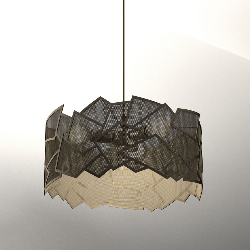 Подвесная люстра CAMO 3xE27/15W/230V золотистый