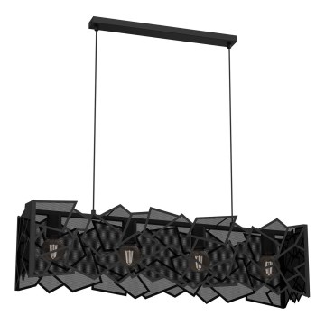 Подвесная люстра CAMO 4xE27/15W/230V черная
