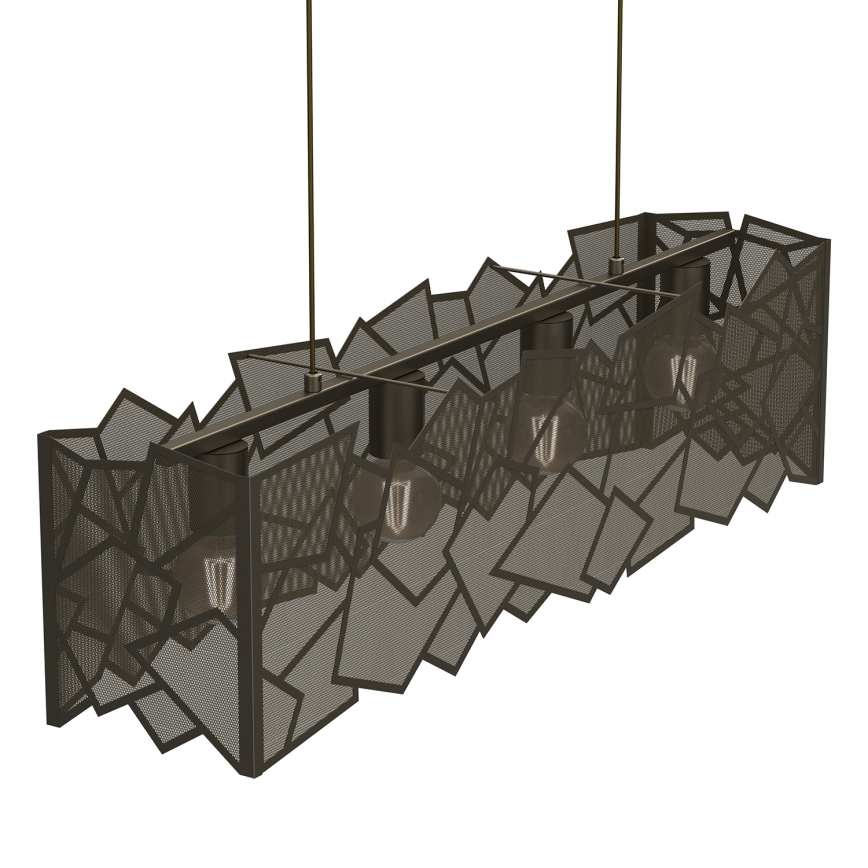 Подвесная люстра CAMO 4xE27/15W/230V золотистый
