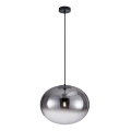 Подвесная люстра CAMPANIA 1xE27/60W/230V черный