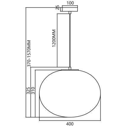 Подвесная люстра CAMPANIA 1xE27/60W/230V золотистый