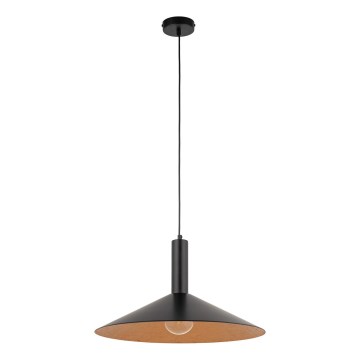 Подвесная люстра CAPRI 1xE27/15W/230V диаметр 50 см черный/медный
