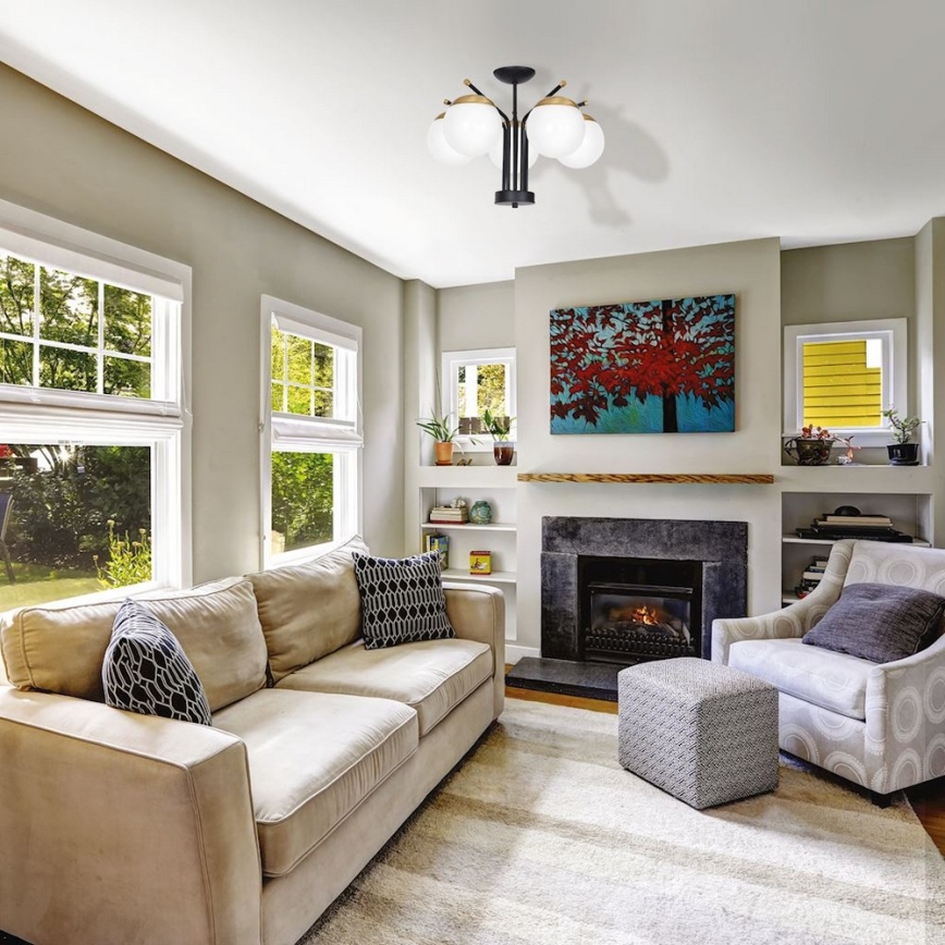 Подвесная люстра CARINA 5xE14/40W/230V черная