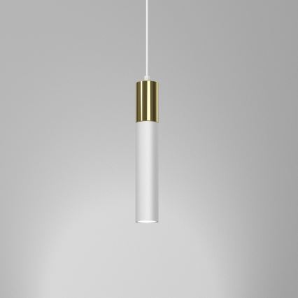 Подвесная люстра CASSA 1xGU10/8W/230V белая/золотая