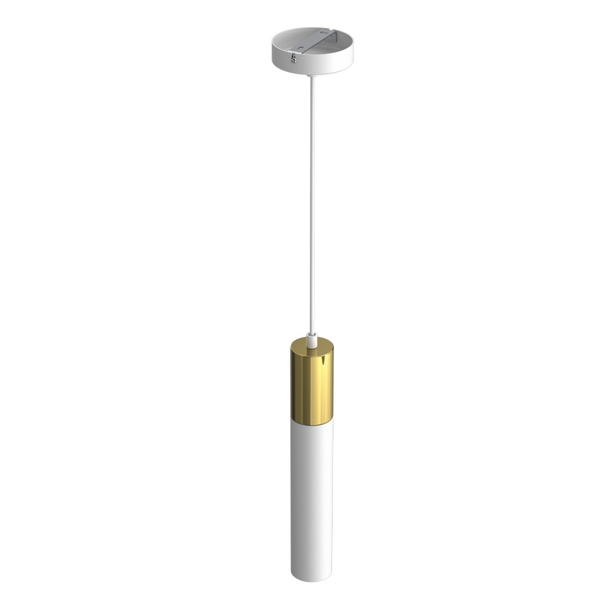 Подвесная люстра CASSA 1xGU10/8W/230V белая/золотая