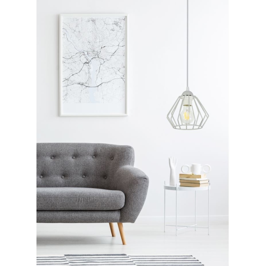 Подвесная люстра CEED 1xE27/60W/230V серый