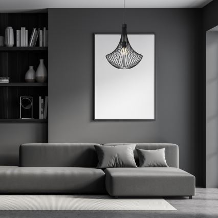 Подвесная люстра CESTA 1xE27/60W/230V черный