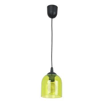 Подвесная люстра CHRIS 1xE27/60W/230V диаметр 11 см зеленый