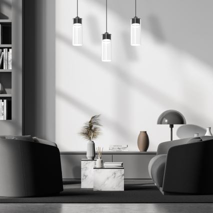 Подвесная люстра CLARISSA 3xGX53/12W/230V черный