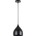 Подвесная люстра COMO 1xE27/60W/230V диаметр 17 см черный