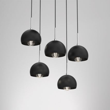 Подвесная люстра COOL 5xE27/60W/230V черная