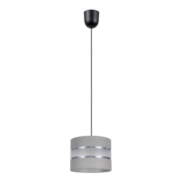 Подвесная люстра CORAL 1xE27/60W/230V ⌀ 20 cm серая