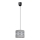 Подвесная люстра CORAL 1xE27/60W/230V ⌀ 20 cm серая