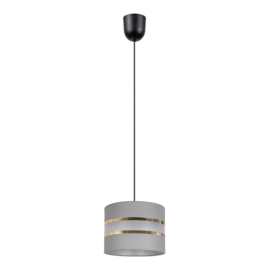 Подвесная люстра CORAL 1xE27/60W/230V ⌀ 20 cm серая