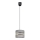 Подвесная люстра CORAL 1xE27/60W/230V ⌀ 20 cm серая