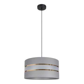 Подвесная люстра CORAL 1xE27/60W/230V ⌀ 40 cm серая