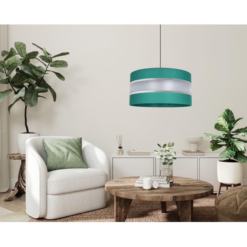 Подвесная люстра CORAL 1xE27/60W/230V ⌀ 40 cm зеленая