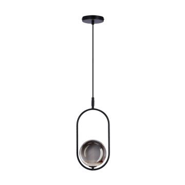Подвесная люстра CORDEL 1xG9/28W/230V черный/дымчатый черный