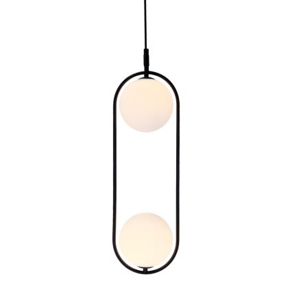 Подвесная люстра CORDEL 2xG9/28W/230V черная