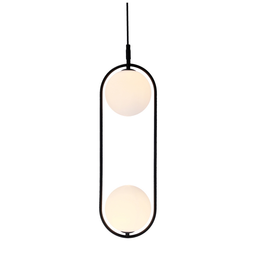 Подвесная люстра CORDEL 2xG9/28W/230V черная