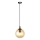 Подвесная люстра COSMO 1xE14/10W/230V диаметр 14 cm черная/бежевая