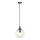 Подвесная люстра COSMO 1xE14/10W/230V диаметр 14 cm черная/прозрачная