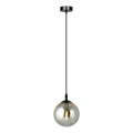 Подвесная люстра COSMO 1xE14/10W/230V диаметр 14 cm черная/серая