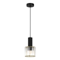 Подвесная люстра CRISTAL 1xE27/60W/230V черная