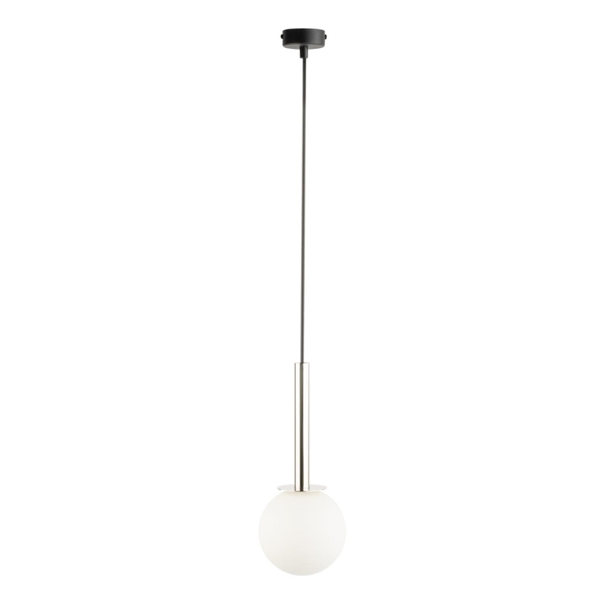 Подвесная люстра DAISY 1xG9/12W/230V диаметр 14 см блестящий хром/черный/белый