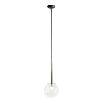 Подвесная люстра DAISY 1xG9/12W/230V диаметр 14 см блестящий хром/черный/прозрачный