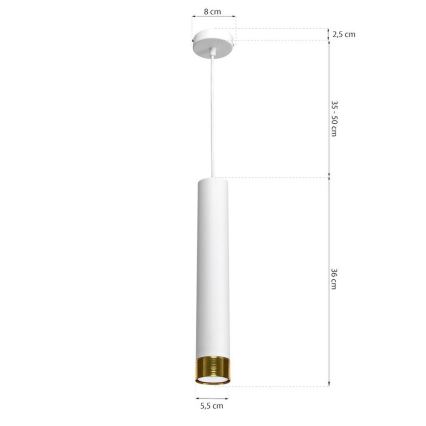 Подвесная люстра DANI 1xGU10/8W/230V